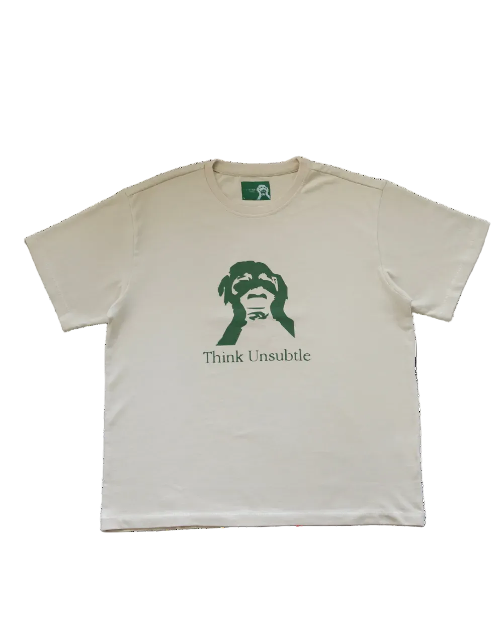 Think Unsubtle Tee Off White